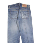 LEVI'S 521 02 Mens Jeans Blue Regular Straight Denim Medium W32 L26 Retro