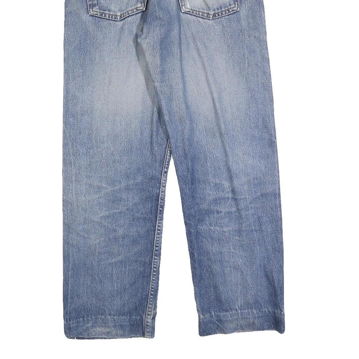 LEVI'S 521 02 Mens Jeans Blue Regular Straight Denim Medium W32 L26 Retro