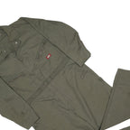 DICKIES Mens Green Cotton Regular Fit Dungarees M W40 L29 Workwear Utility
