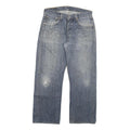 LEVI'S 501 Mens Blue Regular Straight Denim Medium W30 L27 Classic Button Fly