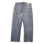 LEVI'S 501 Mens Blue Regular Straight Denim Medium W30 L27 Classic Button Fly