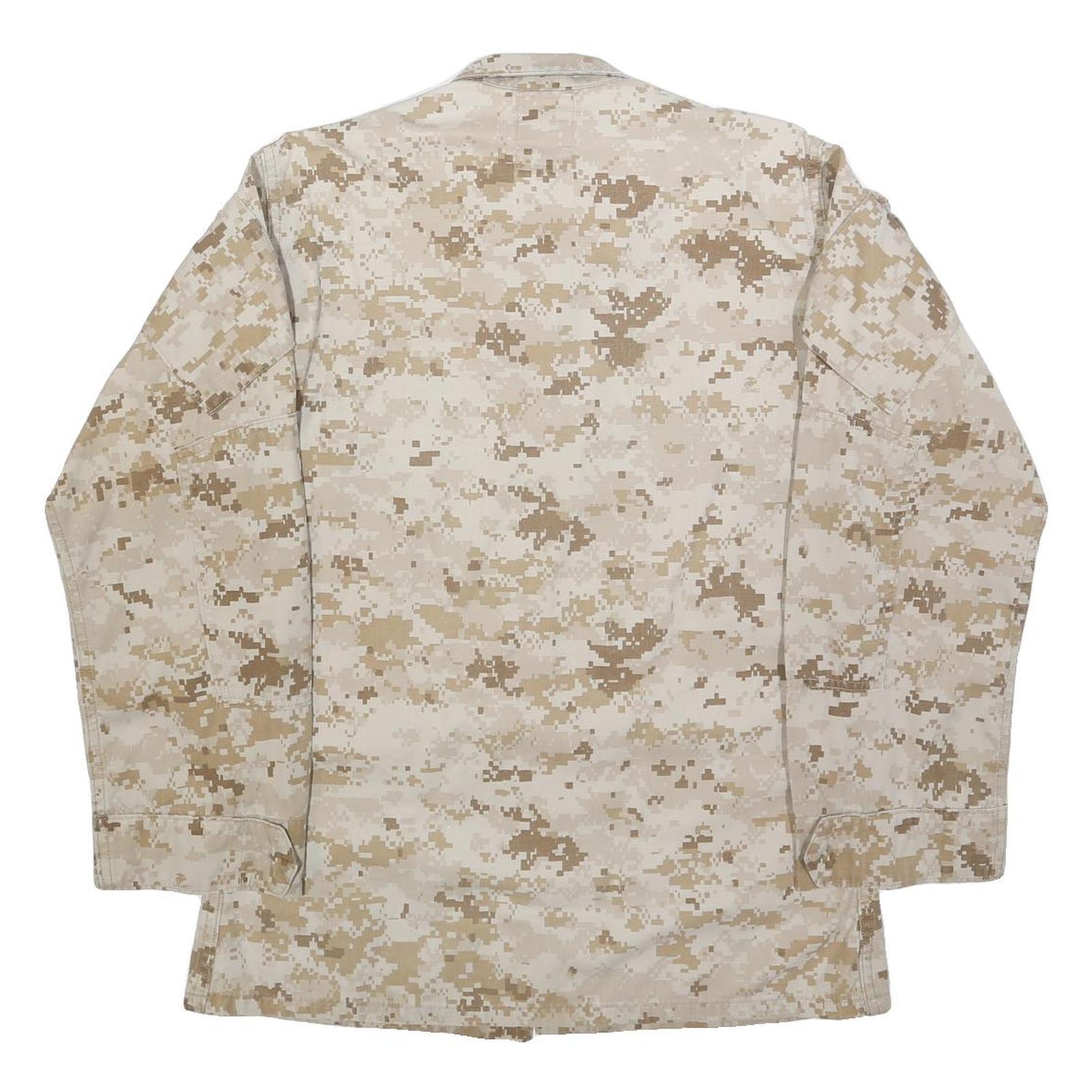 PROPPER INTERNATIONAL Mens Beige & Brown Camouflage Cotton Blend Jacket S