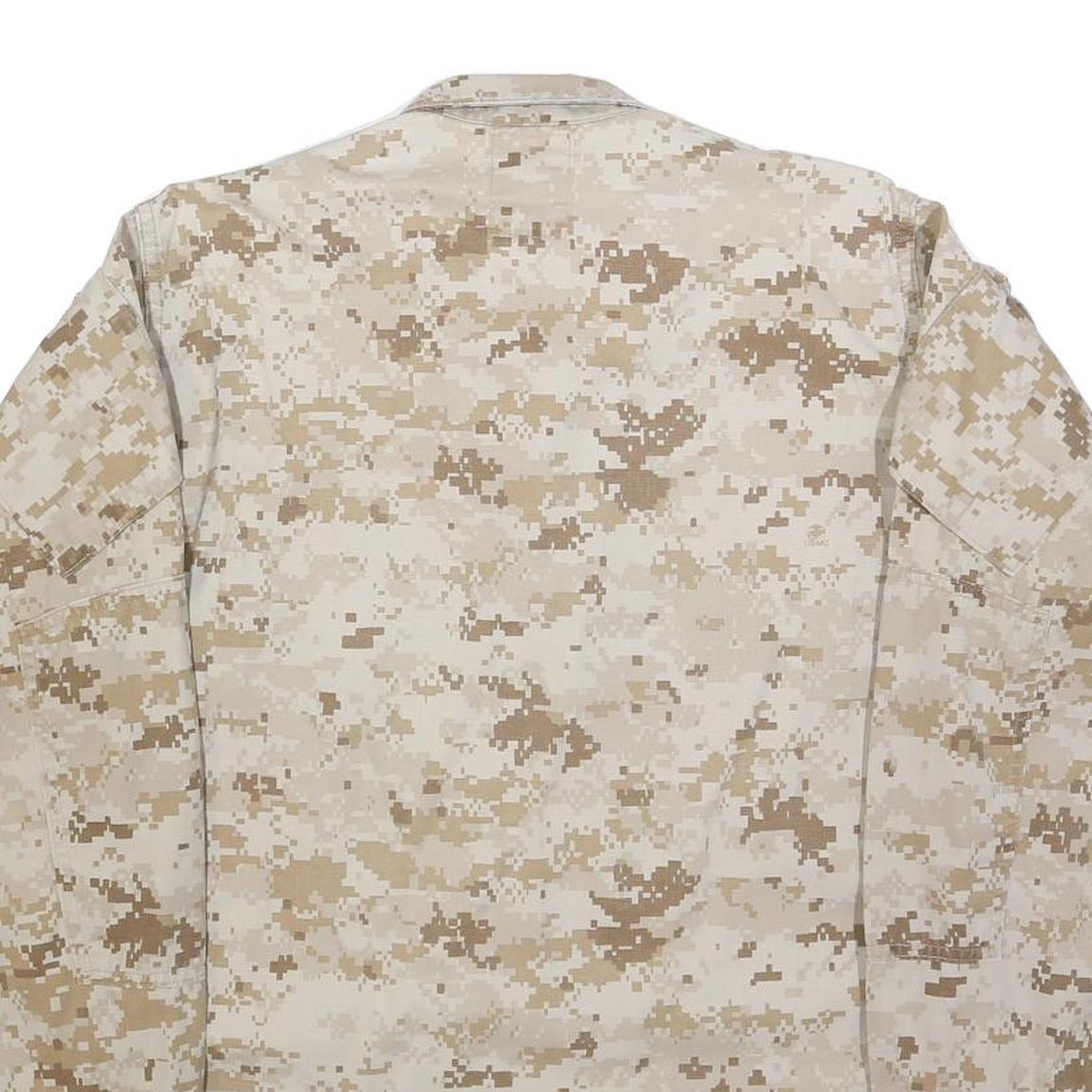 PROPPER INTERNATIONAL Mens Beige & Brown Camouflage Cotton Blend Jacket S