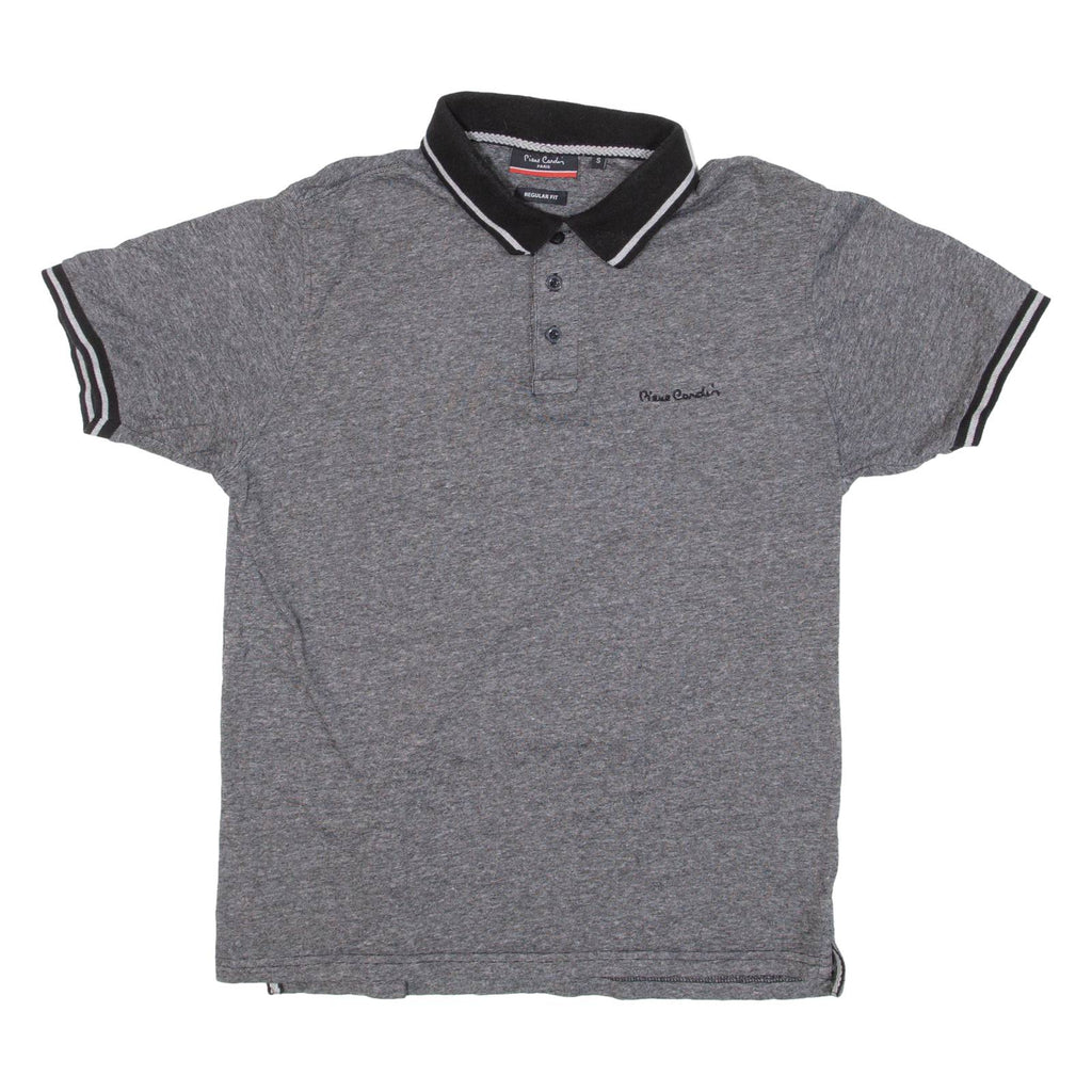 PIERRE CARDIN Mens Polo Shirt Grey S
