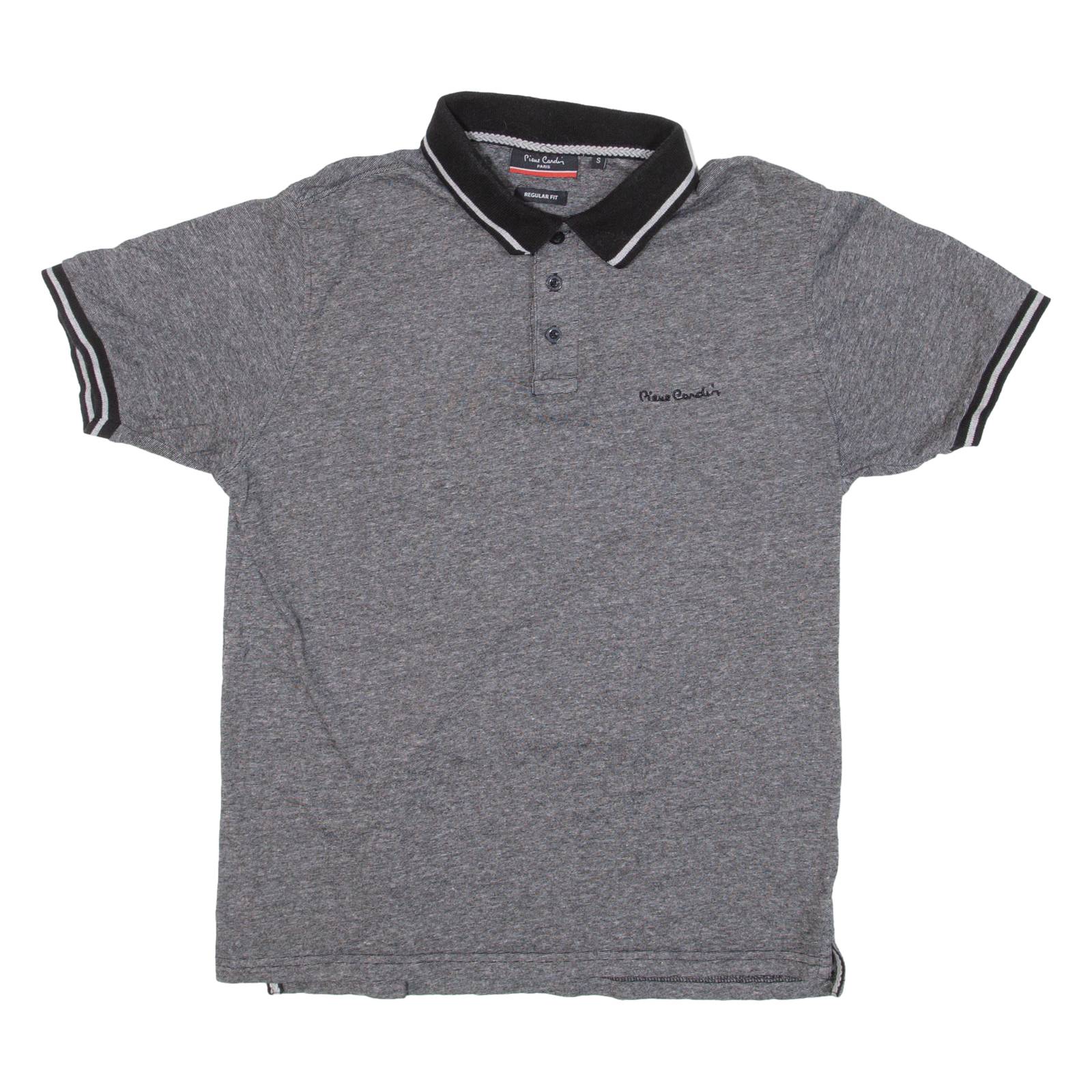 PIERRE CARDIN Mens Polo Shirt Grey S