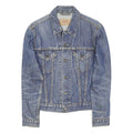 LEVI'S Womens Blue Denim Jacket S Cotton Button Classic Fit Casual