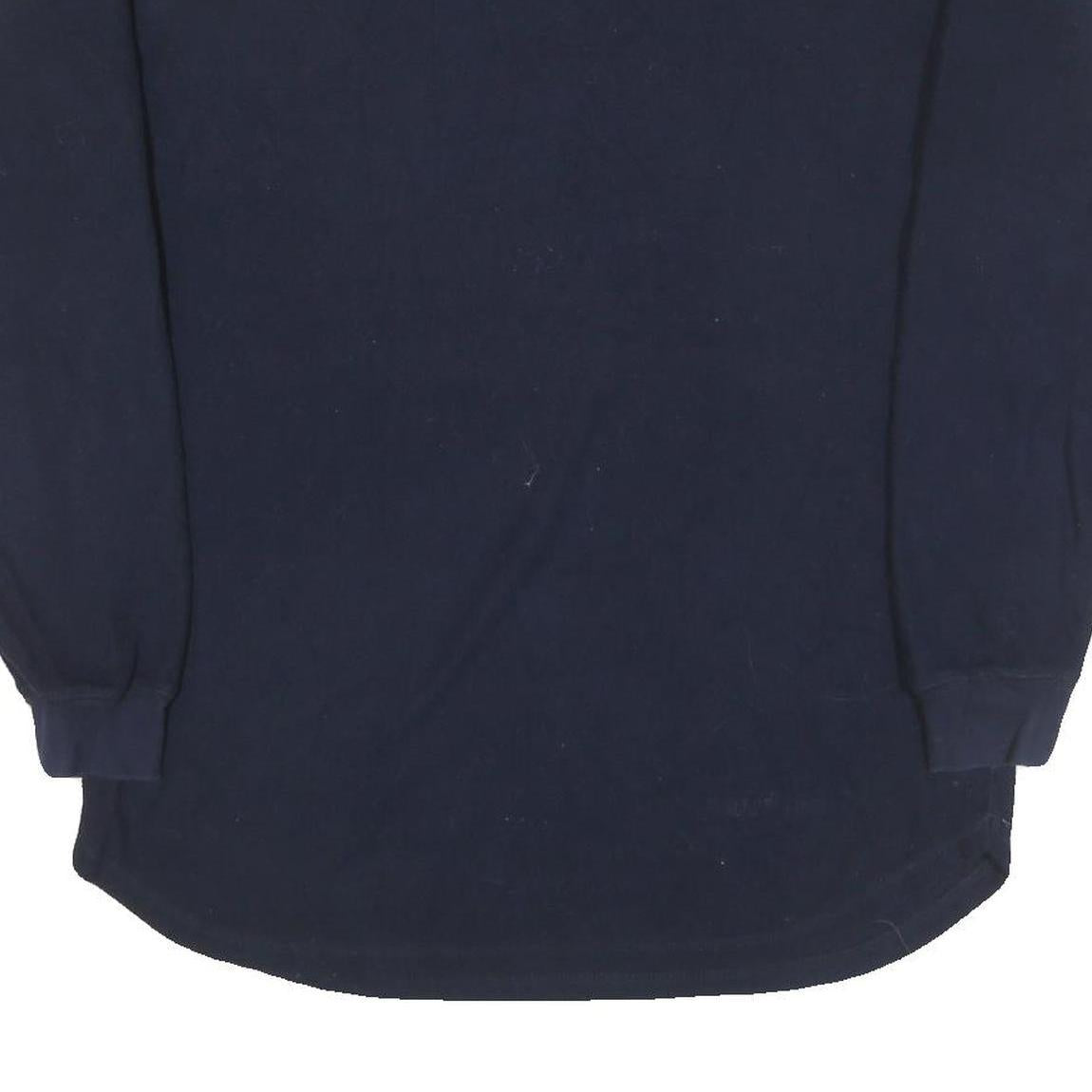 NAUTICA Mens Navy Plain Polyester Blend Crew Neck Regular Fit Jumper M Casual