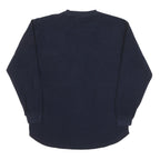 NAUTICA Mens Navy Plain Polyester Blend Crew Neck Regular Fit Jumper M Casual