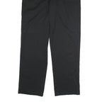 DICKIES Mens Black Classic Straight Trousers W40 L34 Workwear Zip Closure