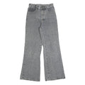 HEFENG Womens Regular Fit Grey Denim Jeans W24 L28 Casual Comfortable Pockets