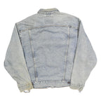 LEVI'S Mens Blue Denim Denim Jacket M Cotton Button Closure Casual Vintage Style