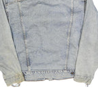 LEVI'S Mens Blue Denim Denim Jacket M Cotton Button Closure Casual Vintage Style