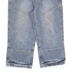 SOUTHERN Mens Denim Blue Casual Shorts XL W38 Cotton Blend Relaxed Fit