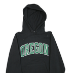 CHAMPION Mens Black Oregon Pullover Hoodie S Cotton Blend Casual Sportswear