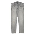 Calvin Klein Womens Slim Grey Denim Jeans W28 L27 Stylish Zip Closure