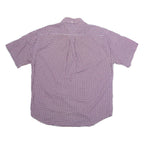 TOMMY HILFIGER Mens Shirt Red Check Short Sleeve XL