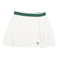 ADIDAS Womens White & Green Tennis Mini Skirt Polyester Blend UK 12 Sports