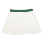 ADIDAS Womens White & Green Tennis Mini Skirt Polyester Blend UK 12 Sports
