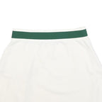 ADIDAS Womens White & Green Tennis Mini Skirt Polyester Blend UK 12 Sports