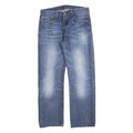 LEVI'S 501 Mens Jeans Blue Regular Straight Denim Medium W34 L31 Classic Fit