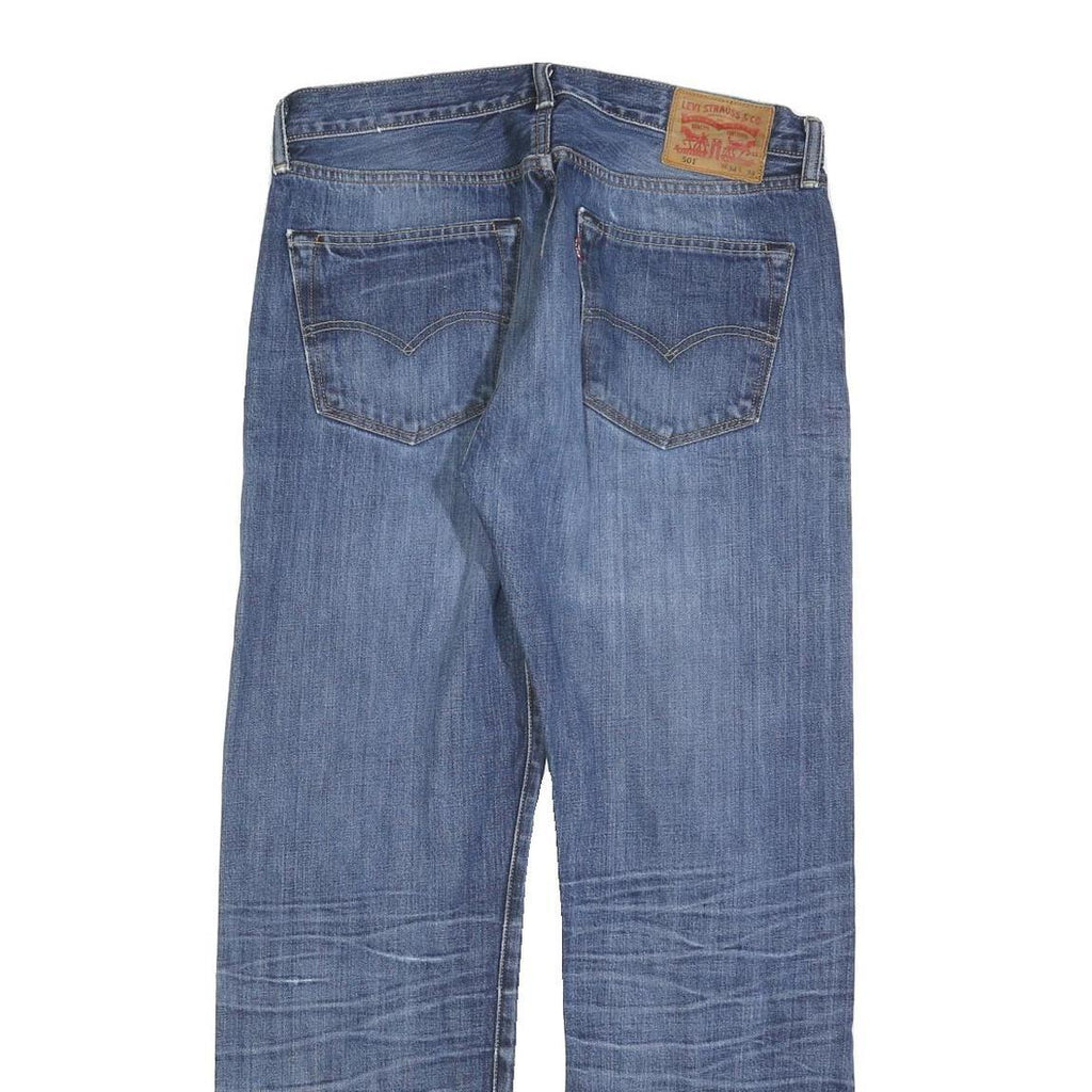 LEVI'S 501 Mens Jeans Blue Regular Straight Denim Medium W34 L31 Classic Fit