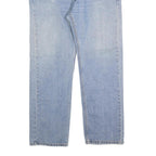 LEVI'S 505 Mens Jeans Blue Regular Straight Denim Light W38 L32 Classic Fit Zip
