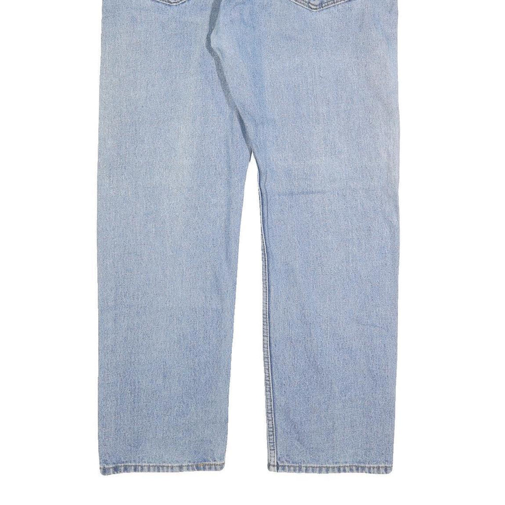 LEVI'S 505 Mens Jeans Blue Regular Straight Denim Light W38 L32 Classic Fit Zip