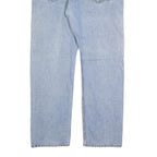 LEVI'S 505 Mens Jeans Blue Regular Straight Denim Light W38 L32 Classic Fit Zip