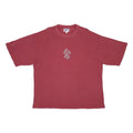 REEBOK Mens Red T-Shirt XL Short Sleeve Crew Neck Logo Cotton Blend Casual