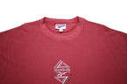 REEBOK Mens Red T-Shirt XL Short Sleeve Crew Neck Logo Cotton Blend Casual