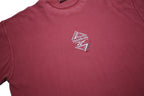 REEBOK Mens Red T-Shirt XL Short Sleeve Crew Neck Logo Cotton Blend Casual
