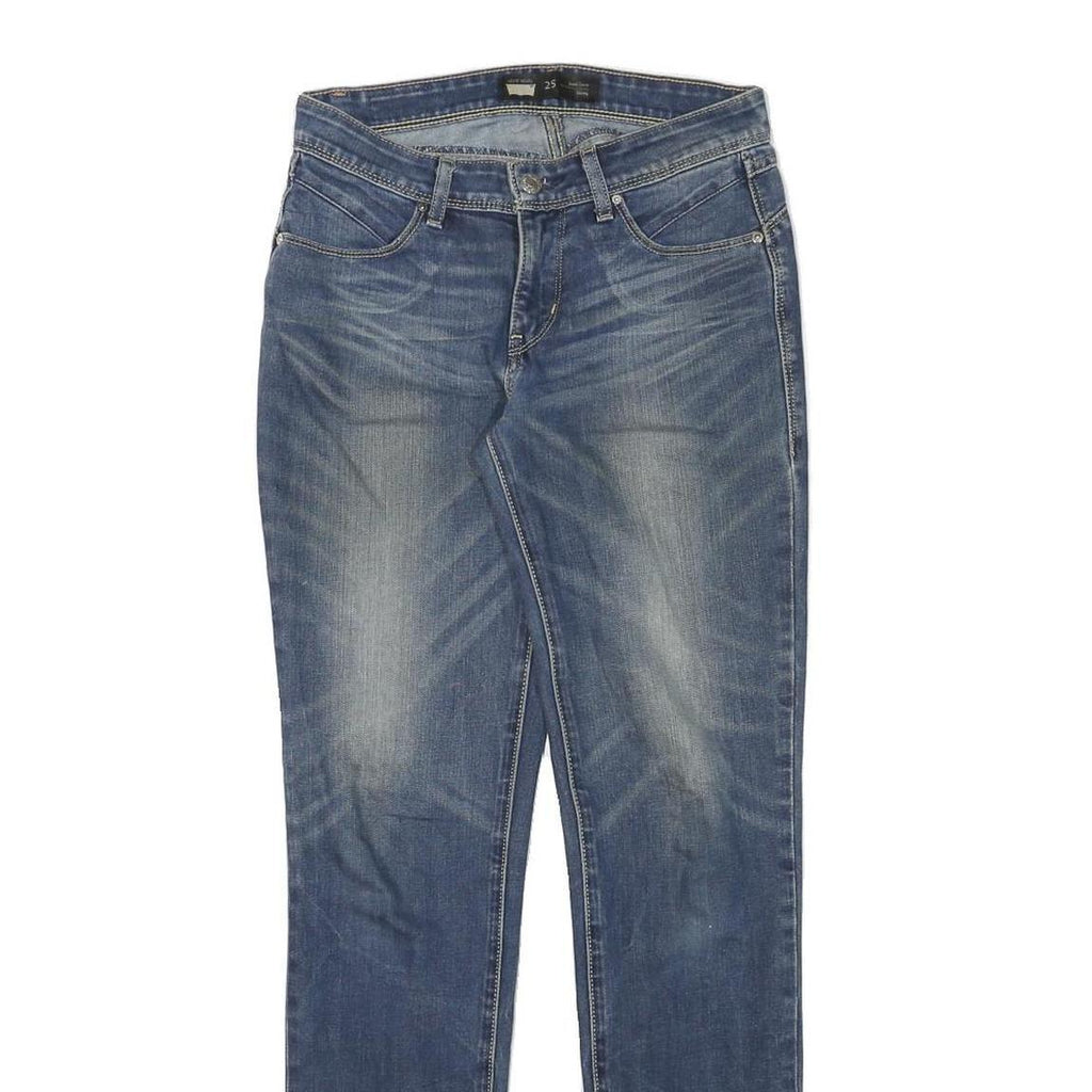 LEVI'S Womens Jeans Blue Slim Skinny Denim Medium W27 L30 Classic Zip Closure