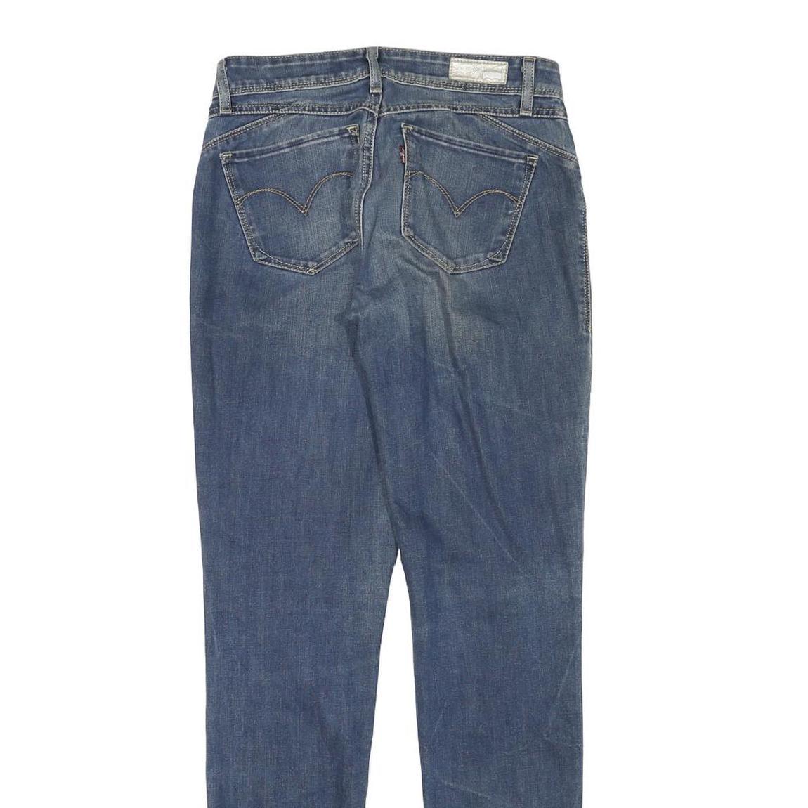 LEVI'S Womens Jeans Blue Slim Skinny Denim Medium W27 L30 Classic Zip Closure