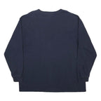 CARHARTT Mens Navy Blue Pocket T-Shirt XL Long Sleeve Crew Neck Cotton Blend