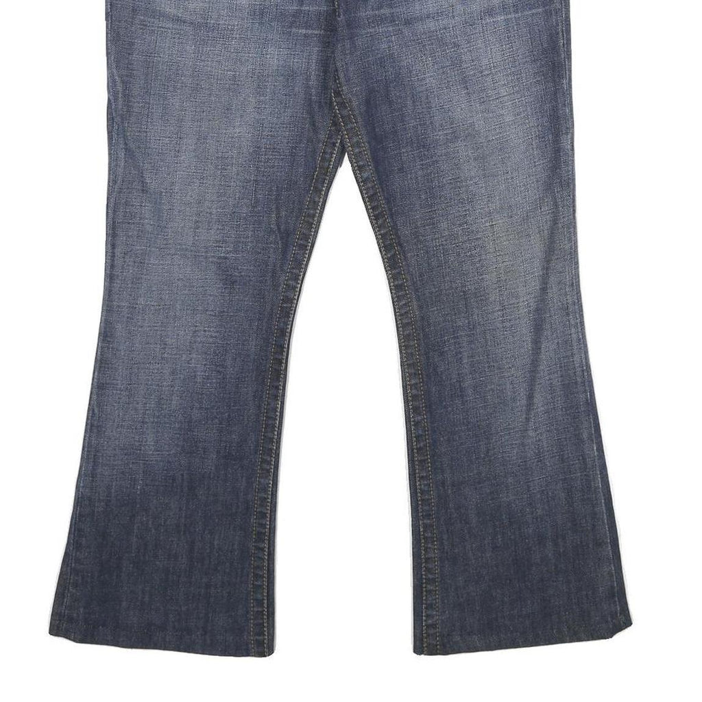 CALVIN KLEIN JEANS Womens Regular Blue Denim Bootcut Jeans W30 L25 Stylish