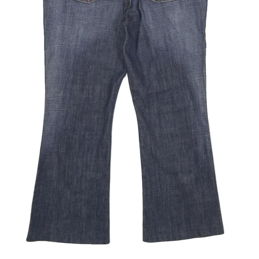 CALVIN KLEIN JEANS Womens Regular Blue Denim Bootcut Jeans W30 L25 Stylish