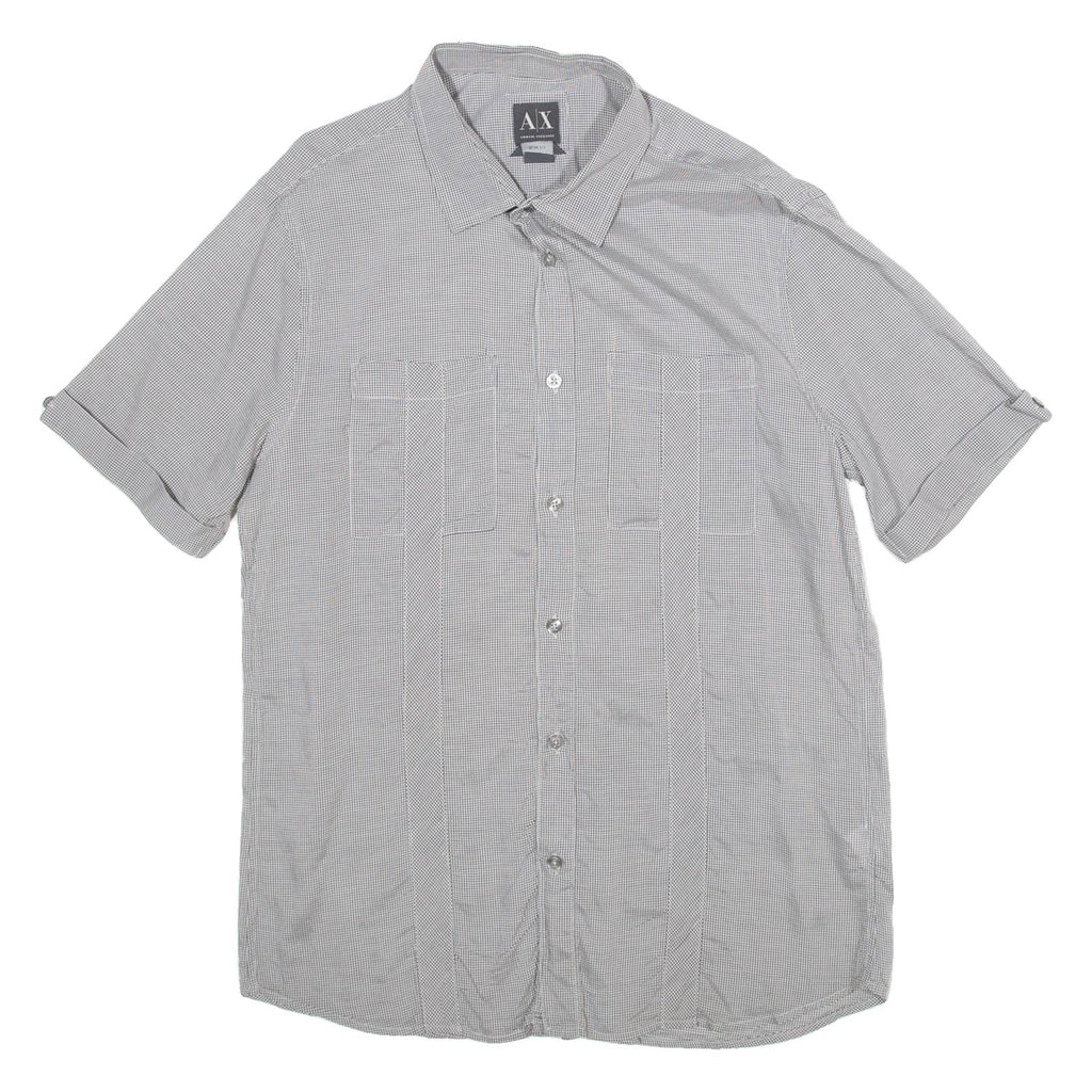ARMANI EXCHANGE Slim Fit Mens Shirt Black L