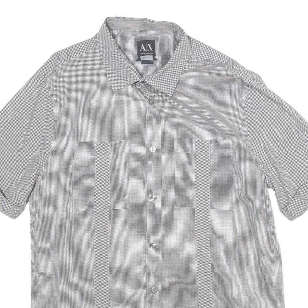 ARMANI EXCHANGE Slim Fit Mens Shirt Black L