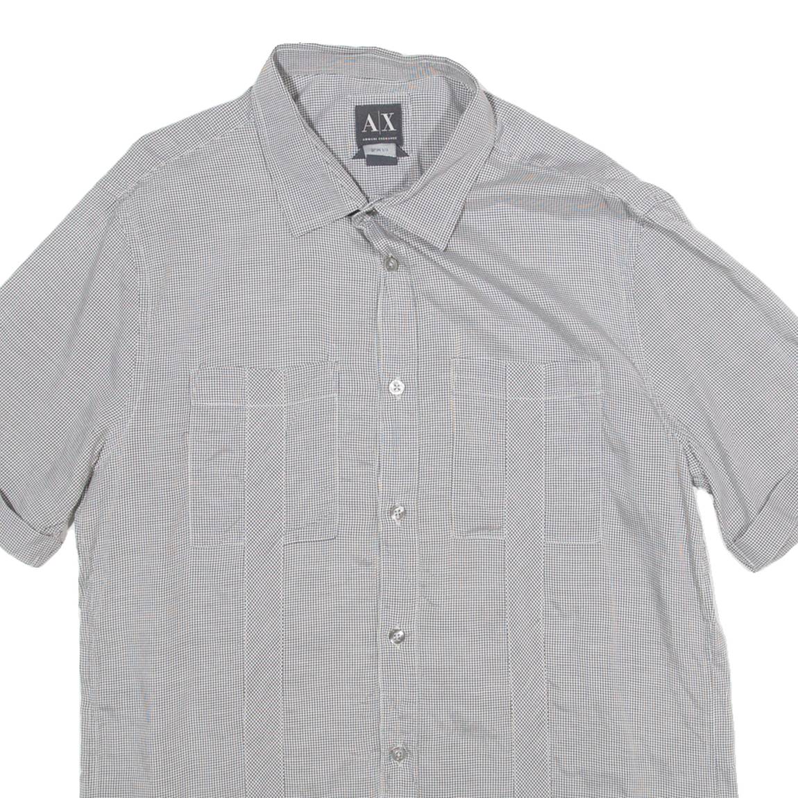 ARMANI EXCHANGE Slim Fit Mens Shirt Black L