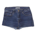 LEVI'S Womens Denim Blue Casual Shorts M W29 Raw Edge Hem Cotton Blend