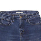 LEVI'S Womens Denim Blue Casual Shorts M W29 Raw Edge Hem Cotton Blend