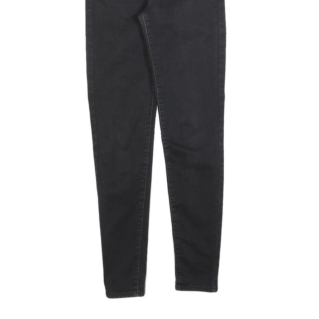 LEVI'S Womens Slim Black Jeans Denim W27 L30 Zip Cotton Blend Stylish