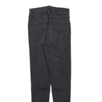 LEVI'S Womens Slim Black Jeans Denim W27 L30 Zip Cotton Blend Stylish