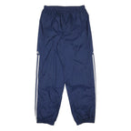 ADIDAS Mens Joggers Blue White Regular Tapered M W28 L31 Nylon Sportswear