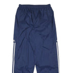 ADIDAS Mens Joggers Blue White Regular Tapered M W28 L31 Nylon Sportswear