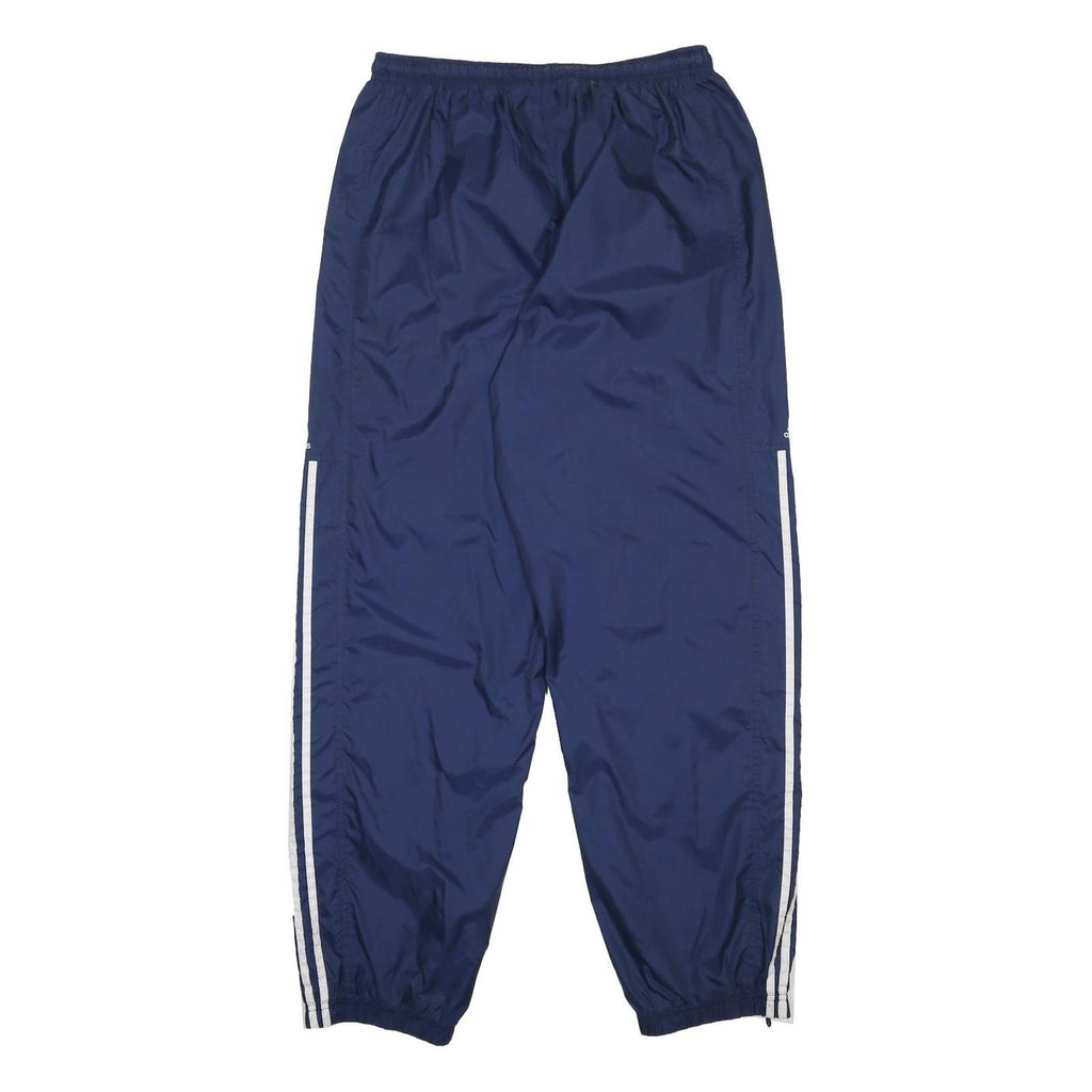 ADIDAS Mens Joggers Blue White Regular Tapered M W28 L31 Nylon Sportswear