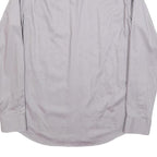 HUGO BOSS Mens Grey Shirt M Cotton Blend Classic Fit Formal Button Down
