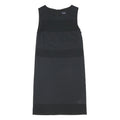 ARMANI JEANS Womens Black Sleeveless Day Woven Plain Midi Dress M Elegant