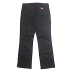 DICKIES Chino Workwear Womens Trousers Black Regular Bootcut W32 L30