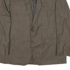 LAUREN RALPH LAUREN Mens Brown Wool Blend Blazer Jacket L Checked Stylish